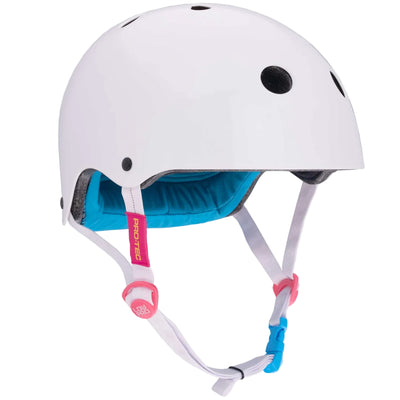 PRO-TEC Low Pro Certified skateboard helmet - Santa Cruz Gloss White