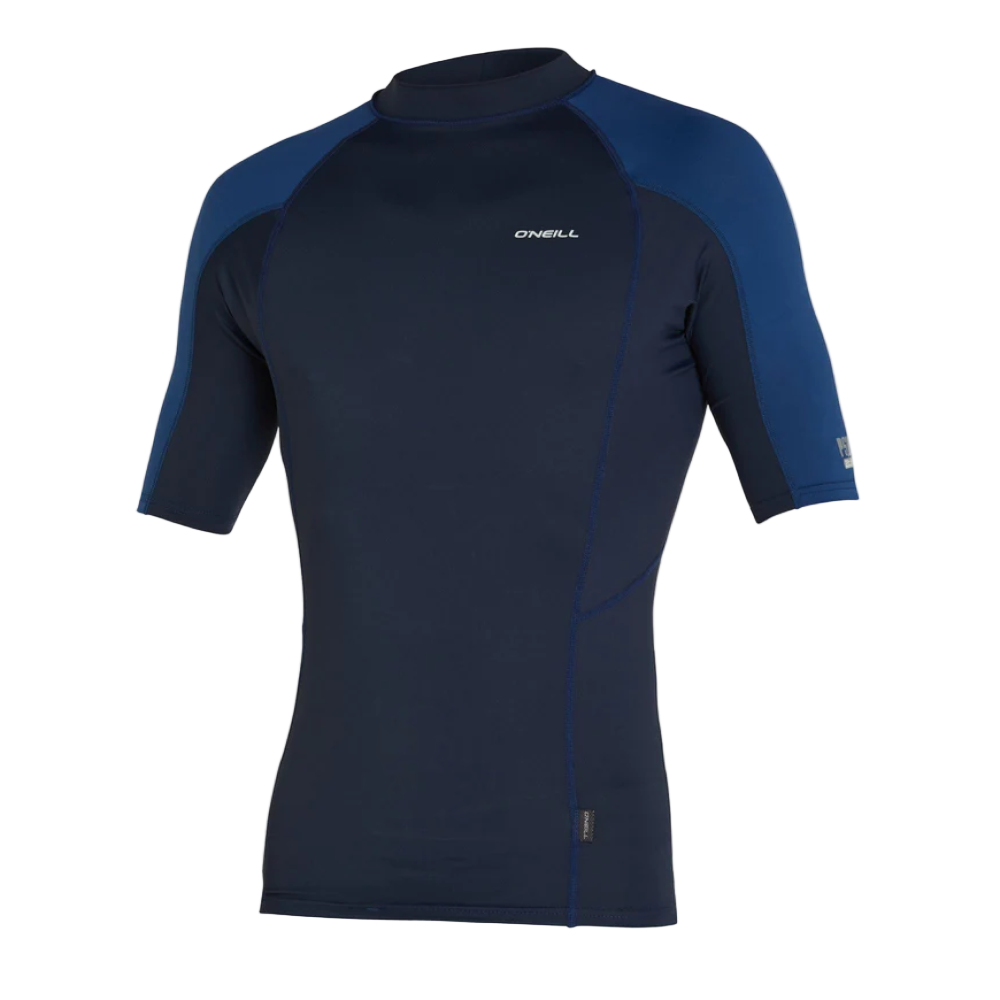 Oneill Psycho UV SS Rash Vest Mens - Abyss/Abyss/Marine