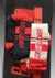 SUPER HILL BOMBER Performance snowboard socks - Black / Red