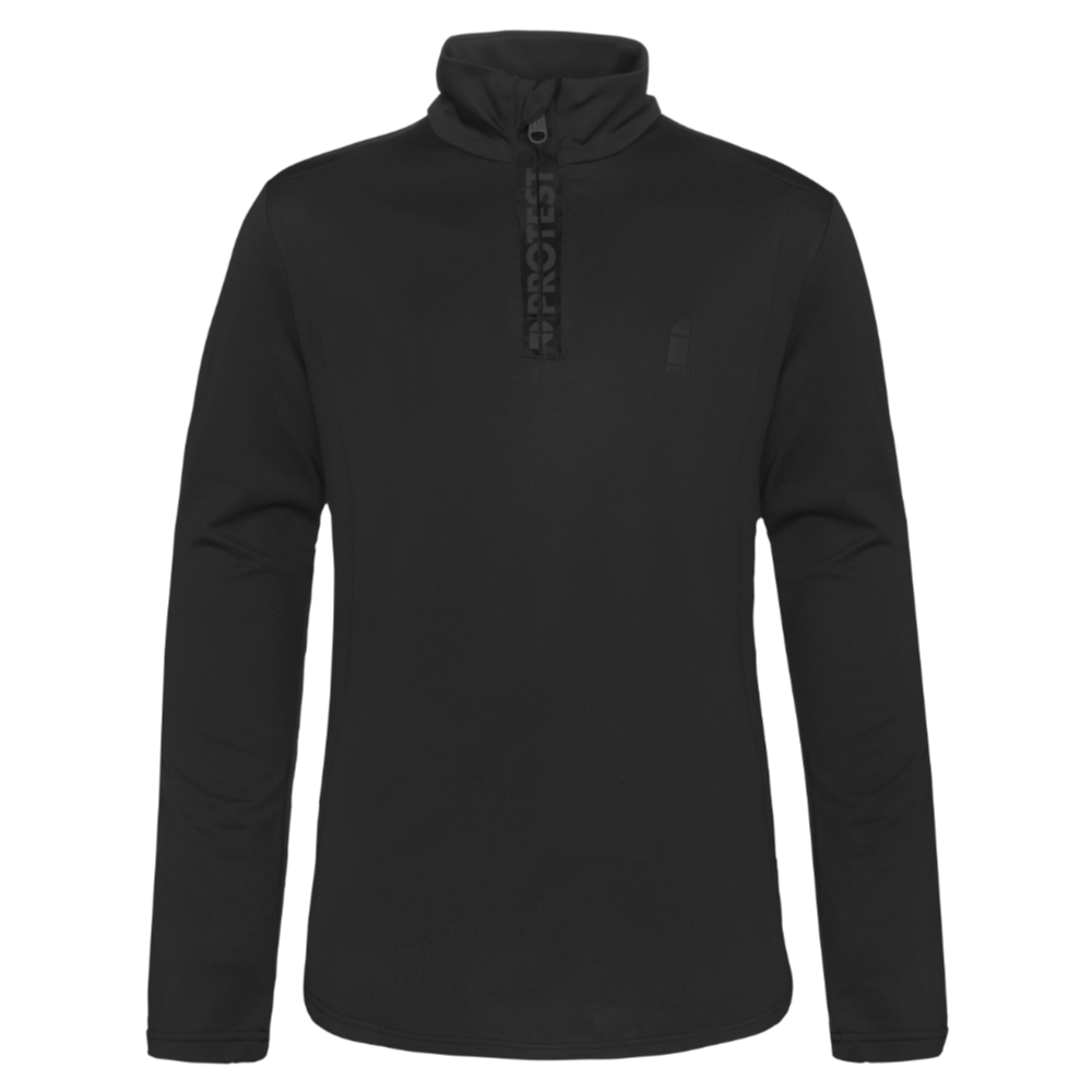 Protest Will 1/4 Zip Top Mens - True Black