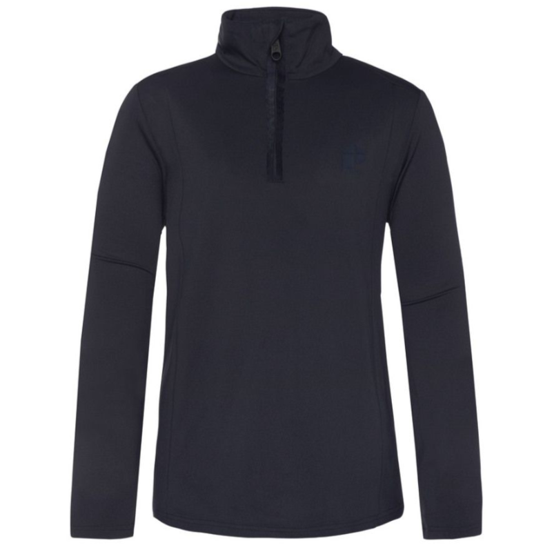 Protest Willowy 1/4 Zip Top Mens - True Black