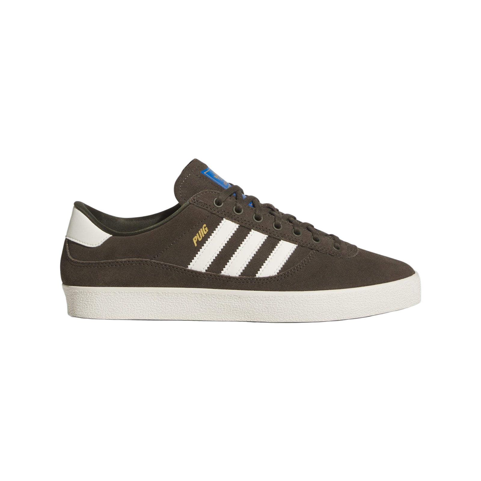 Adidas Puig Indoor Mens Shoes - Shadow Olive/Off White/Blue Bird