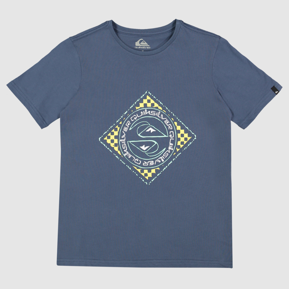 Quiksilver Splitting Hairs Youth T-shirt - Bering Sea