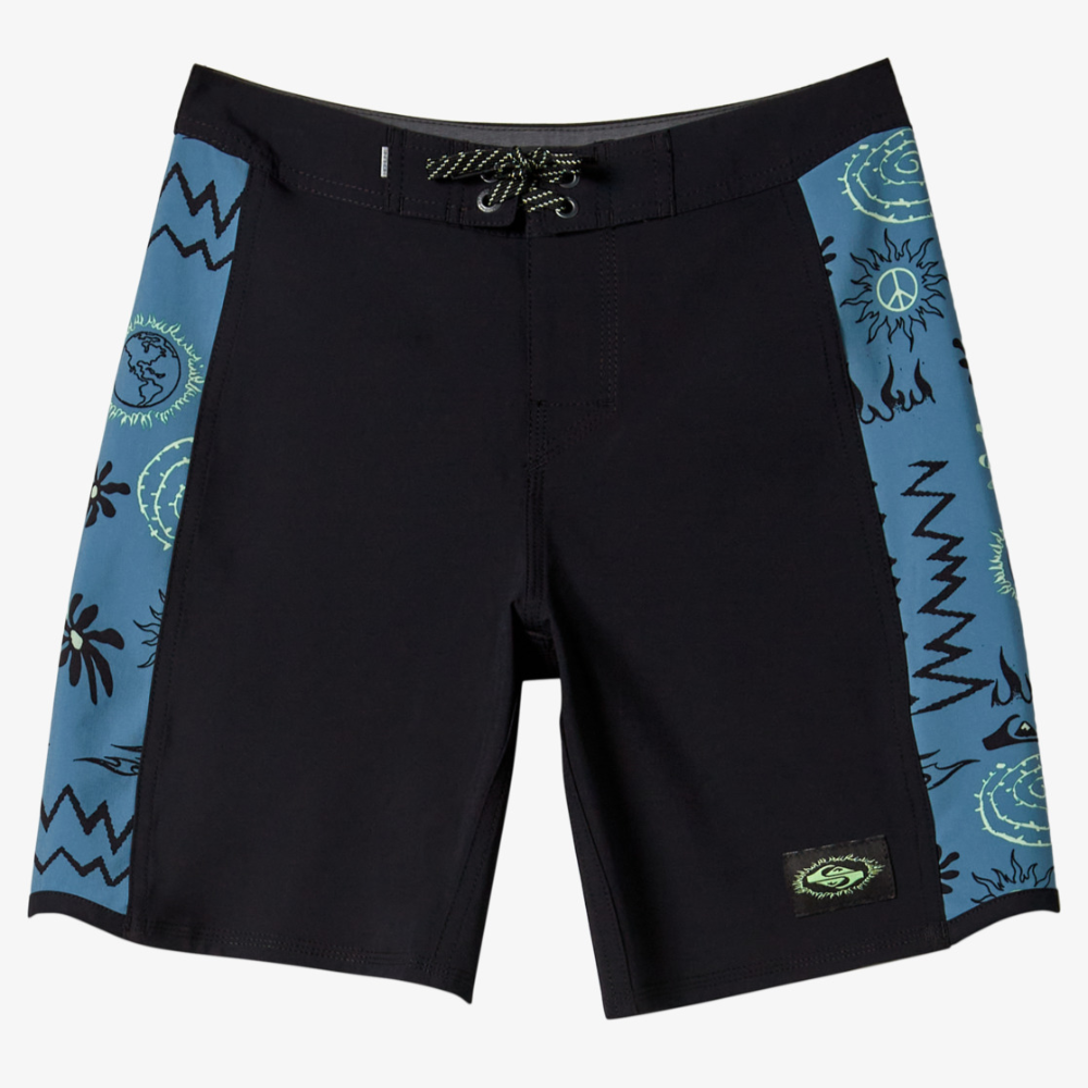 Quiksilver Surfsilk Radical Arch Youth 16 Boardshort - Black