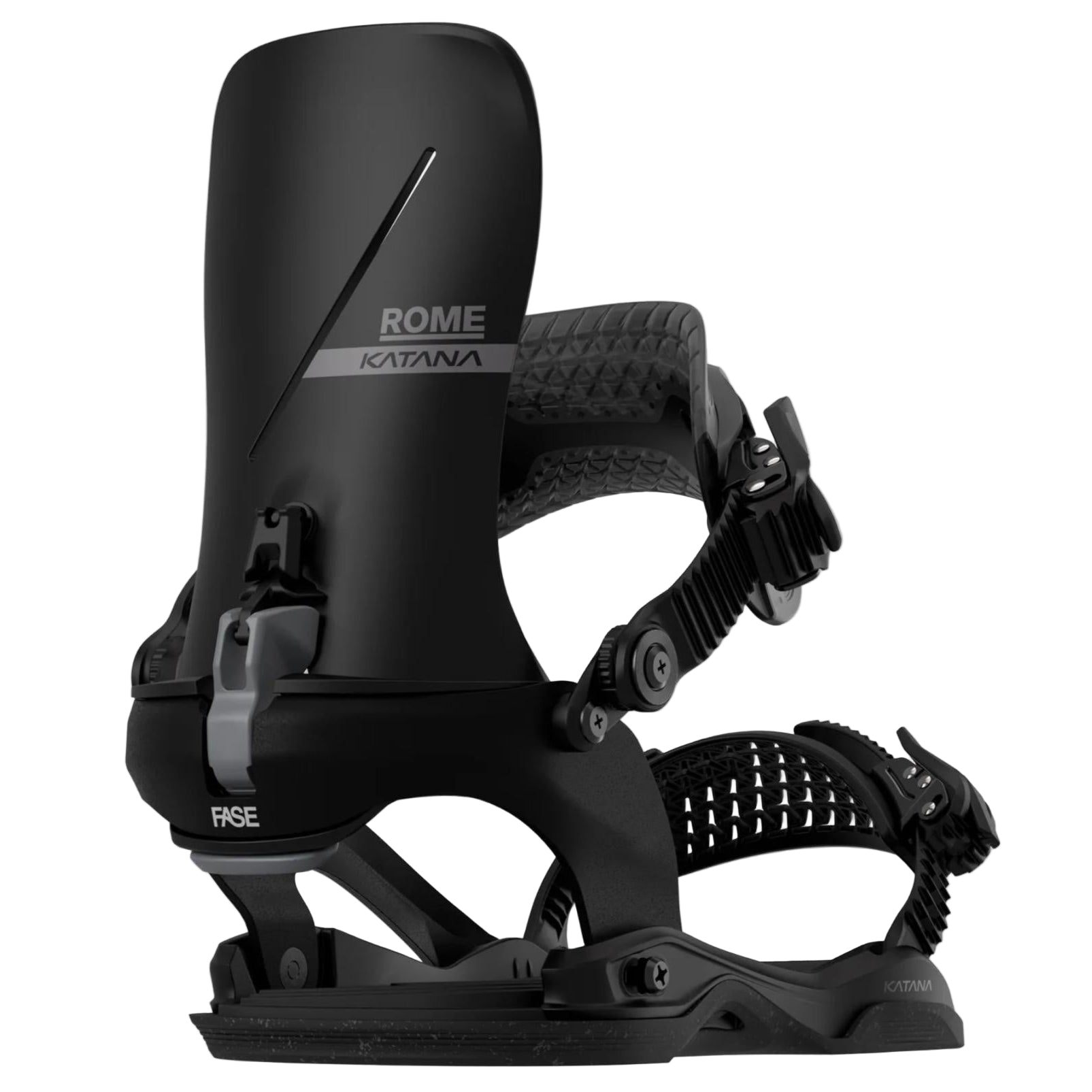 ROME Katana AsymWrap FASE snowboard bindings - Black