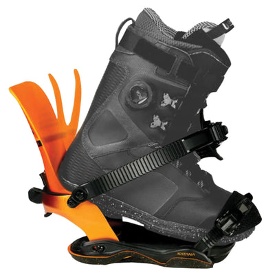 ROME Katana AsymWrap FASE snowboard bindings - Black