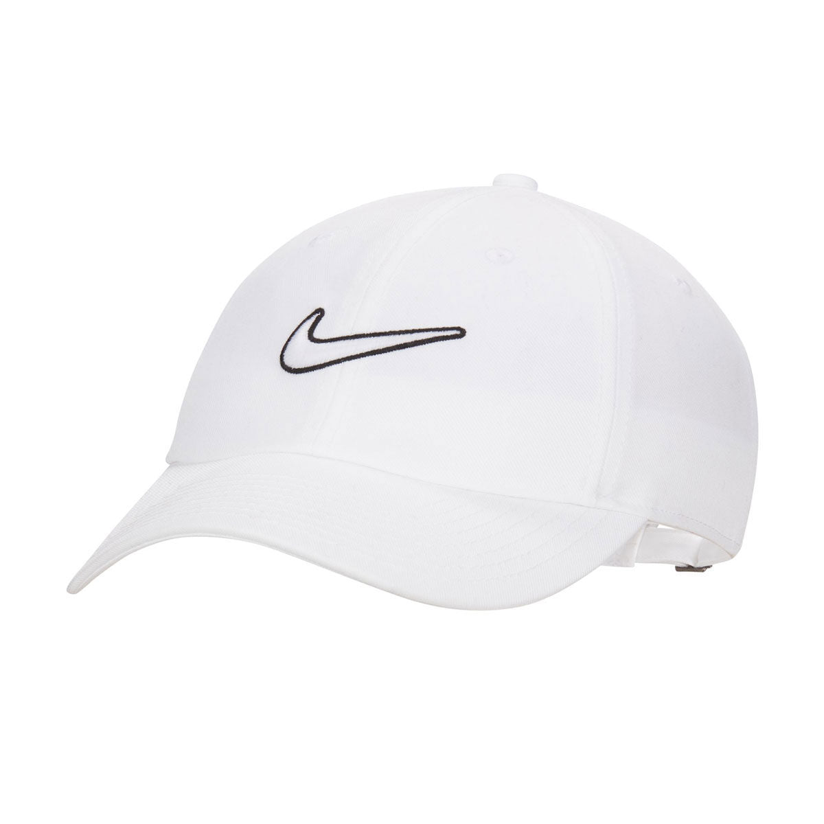Nike Club Swoosh Strapback Cap - White