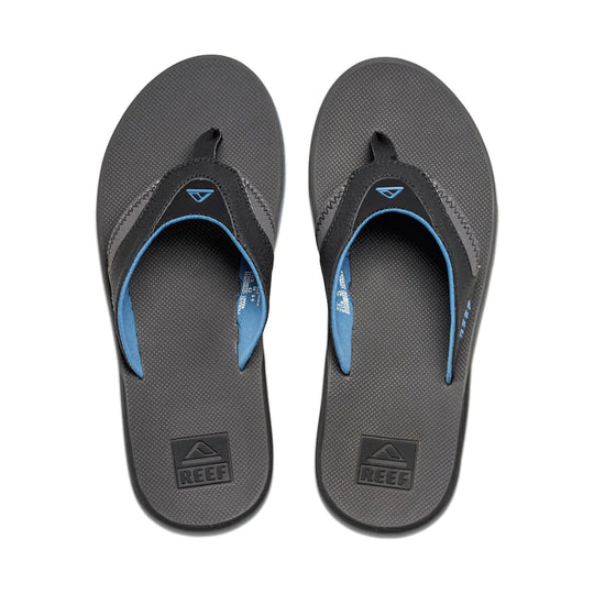 Reef Fanning Sandals Mens - Grey/Light Blue