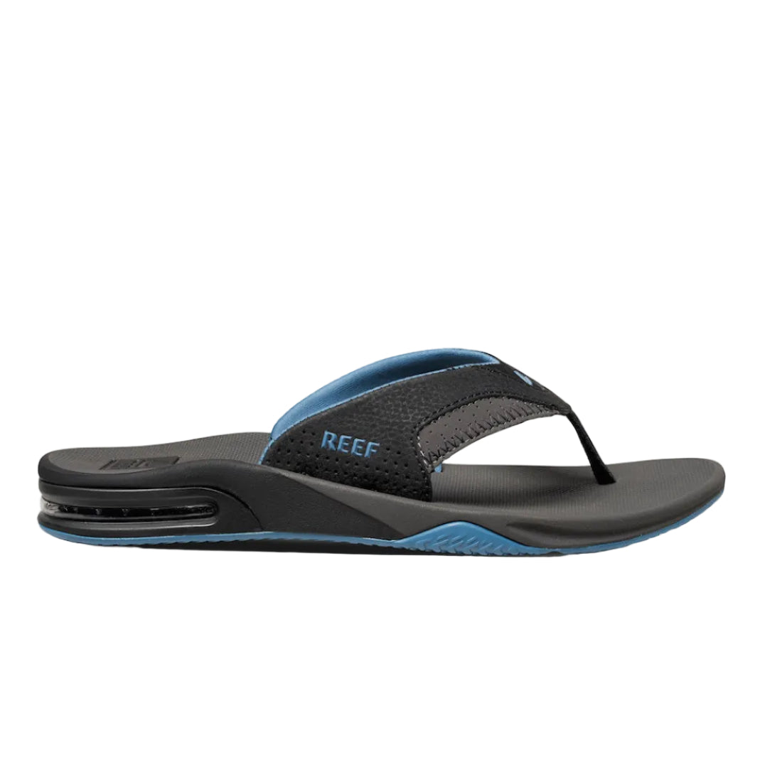 Reef Fanning Sandals Mens - Grey/Light Blue