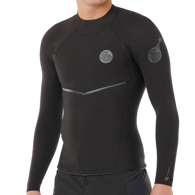 Rip Curl E-Bomb 1.5mm L/SL Jacket - Black