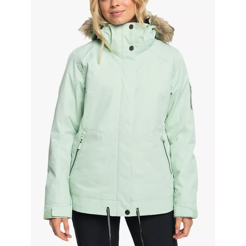 Green ski 2025 jacket womens