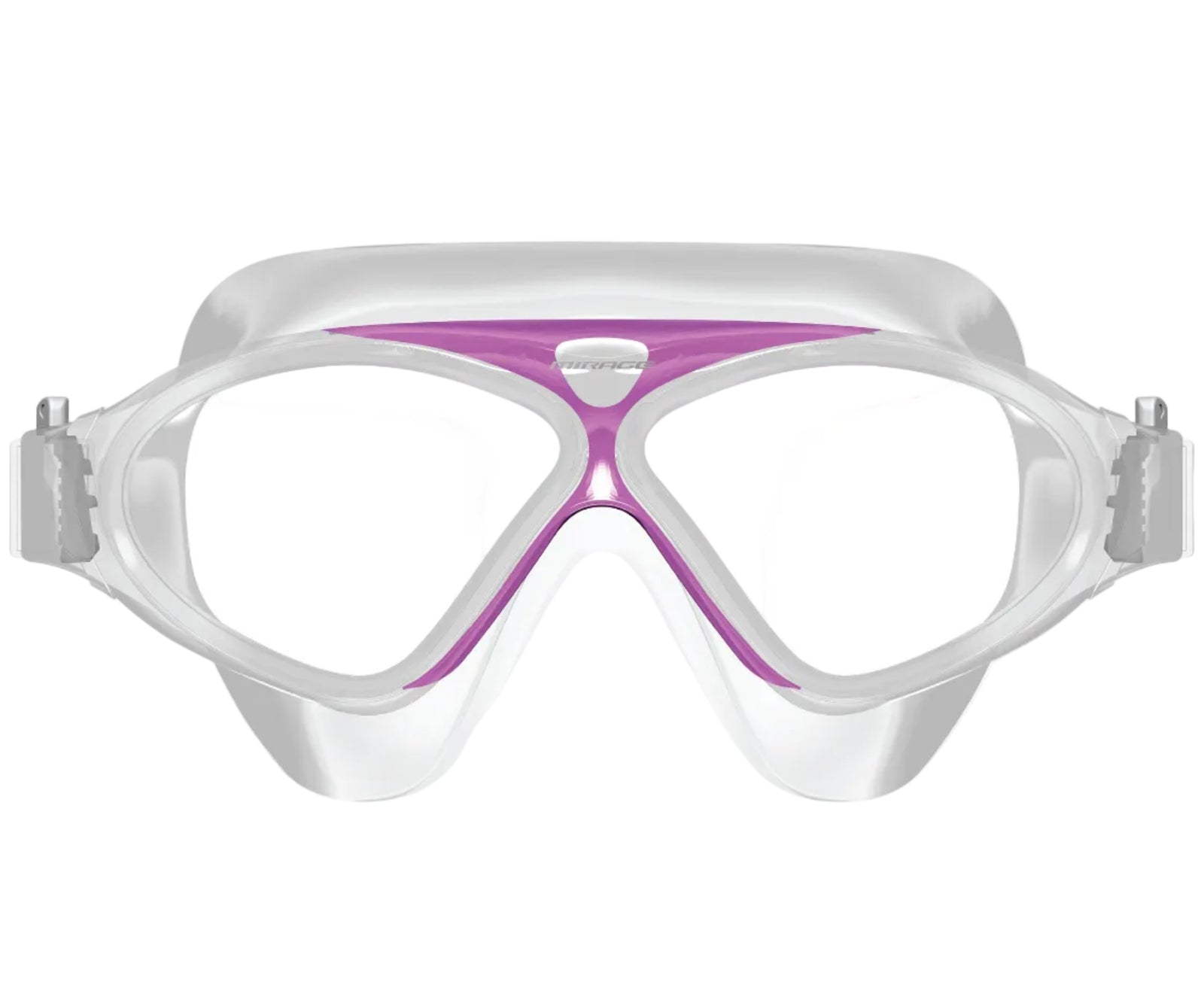 MIRAGE Lethal Swim Goggles - Clear/Purple