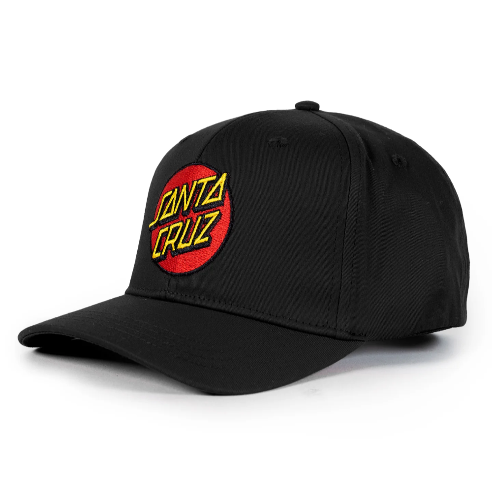 SANTA CRUZ Classic Dot Patch stretch fit cap - Black