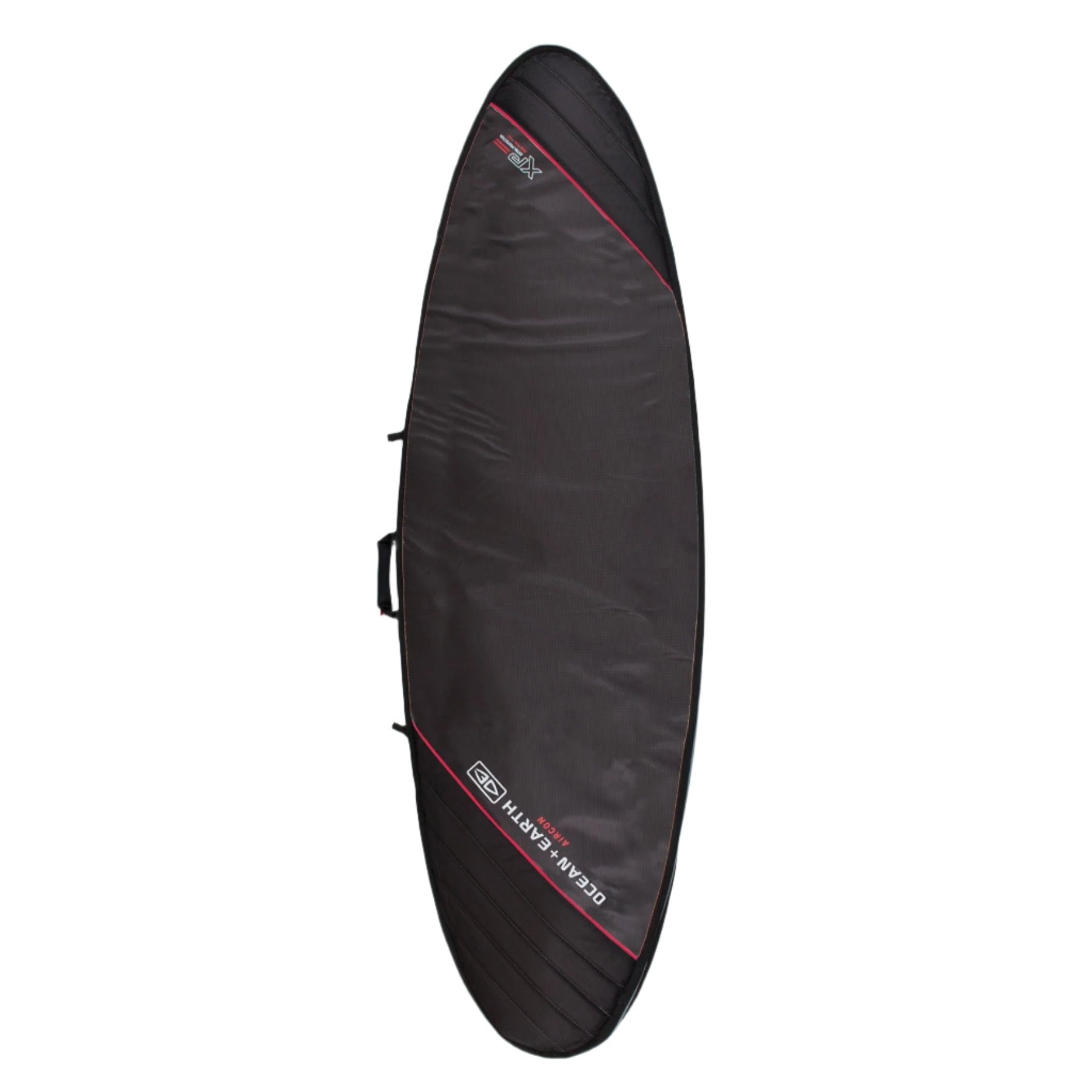 Ocean & Earth Aircon Shortboard Board Cover - Black/Red