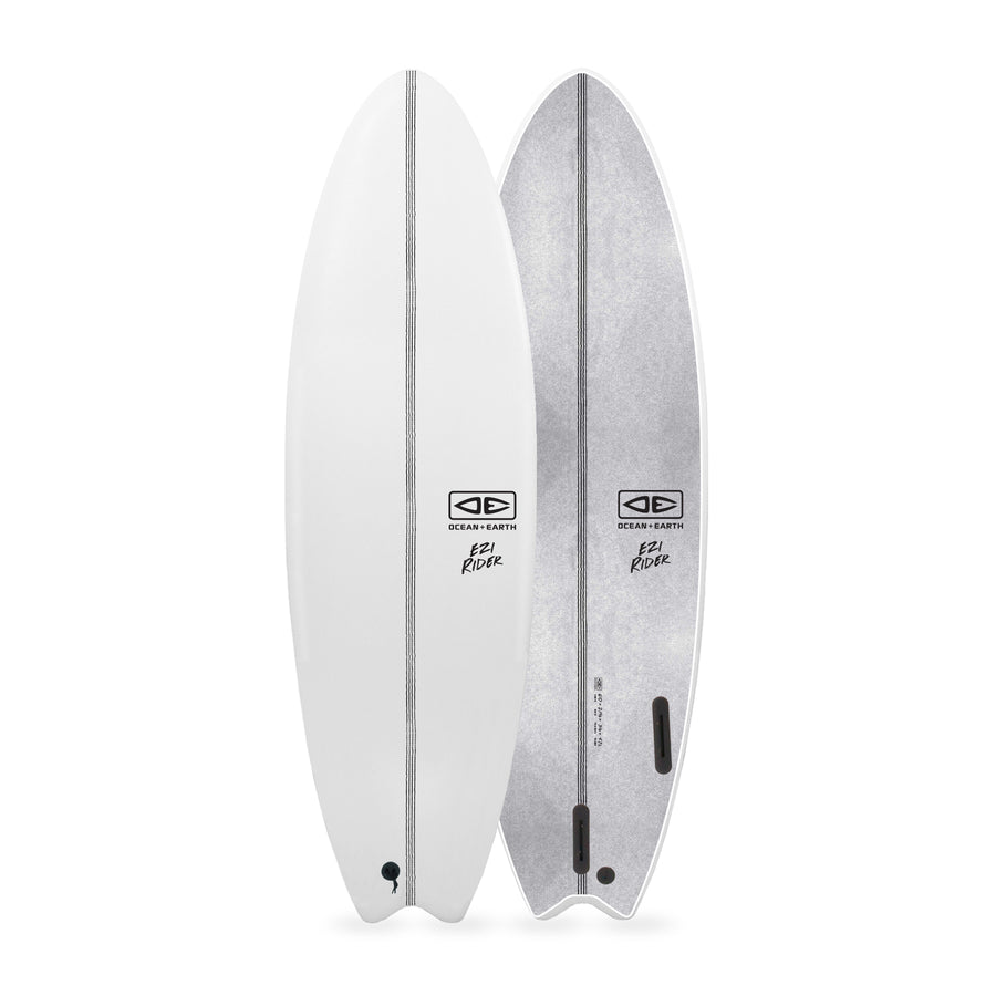 OCEAN AND EARTH Ezi-Rider - White - 6ft