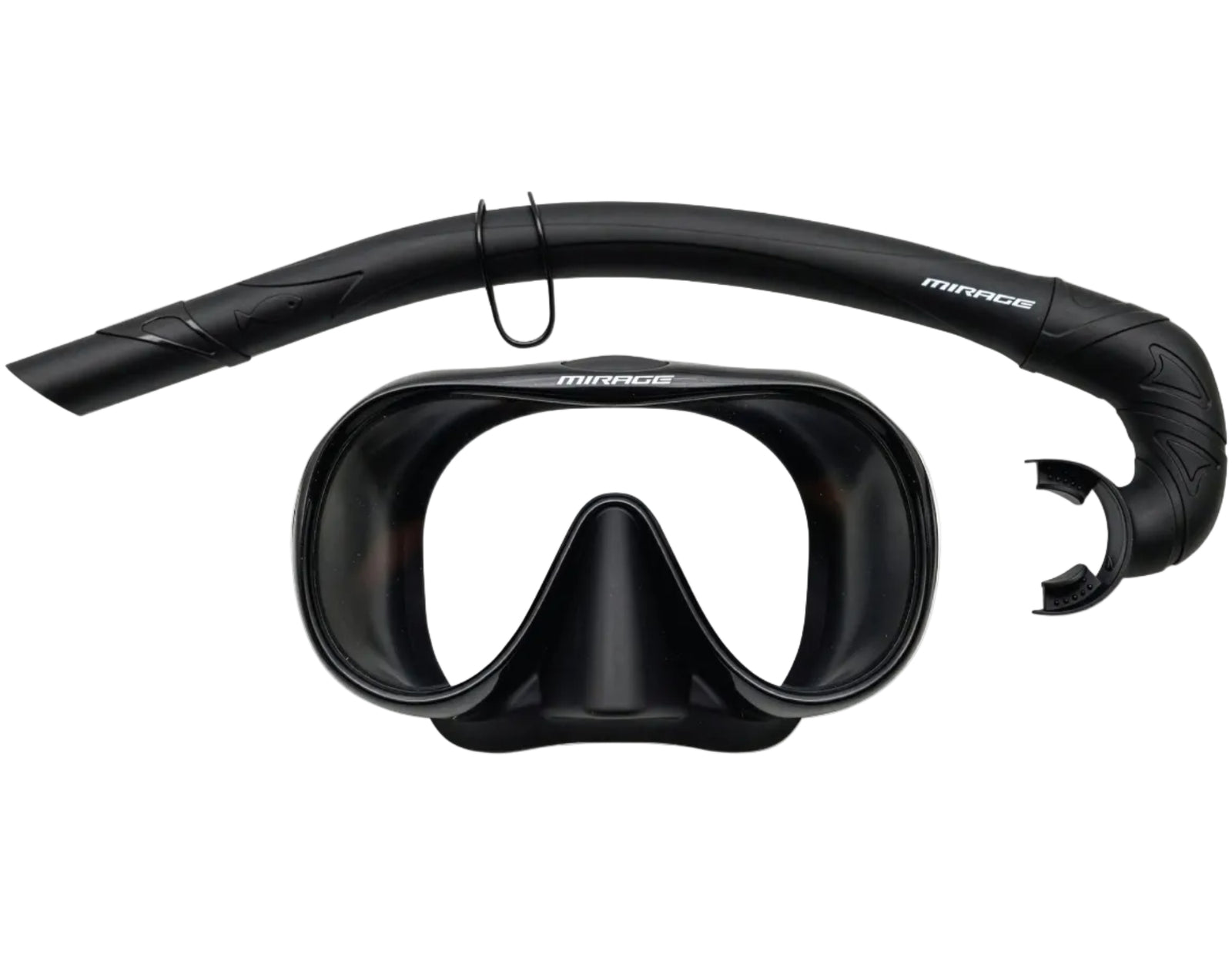 MIRAGE Sunsets Mask and Snorkel Set - Adult - Black