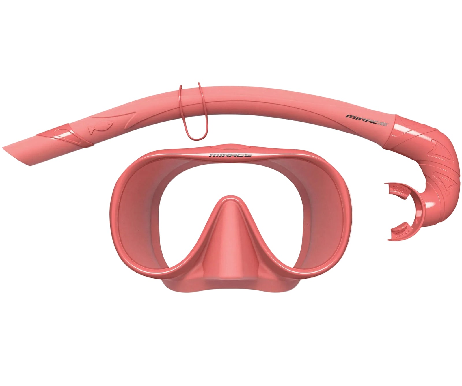 MIRAGE Sunsets Mask and Snorkel Set - Adult - Coral