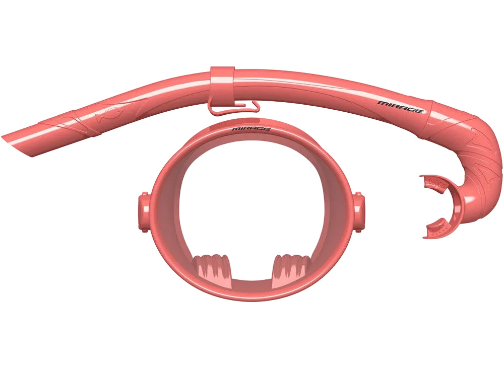 MIRAGE Oceania Mask and Snorkel Set - Adult - Coral