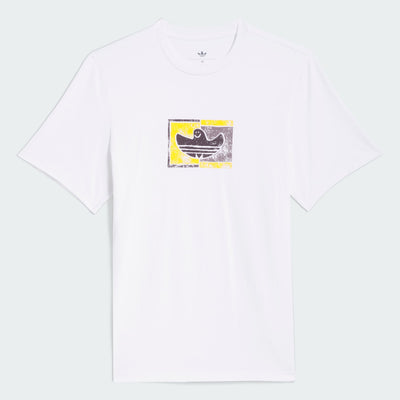 ADIDAS Shmoohaus Tee - White/ Aurora Black