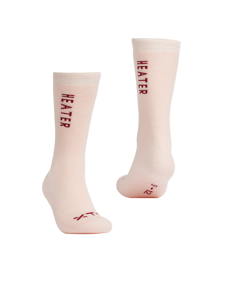 XTM Heater Socks - Kids Soft Pink