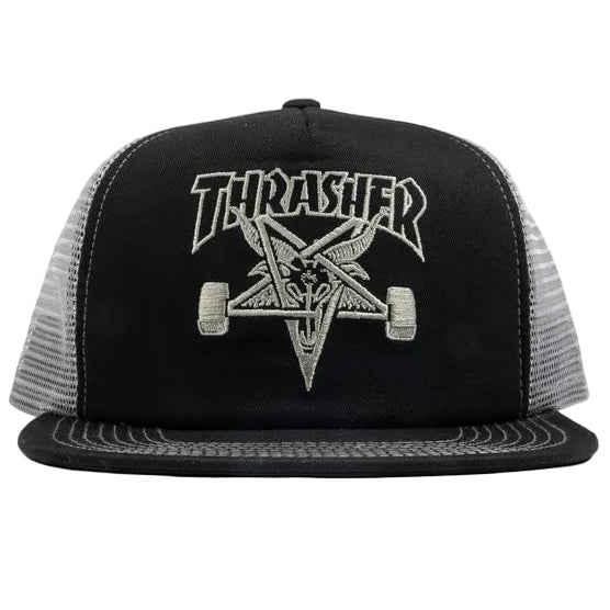 THRASHER Skategoat trucker hat - Black/Grey