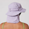 OCEAN AND EARTH Indo Stiff Peak surf hat - Pale Lilac