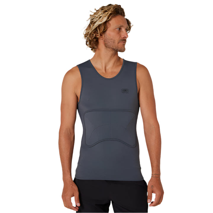 Ocean And Earth Rib Guard Padded Vest - Charcoal