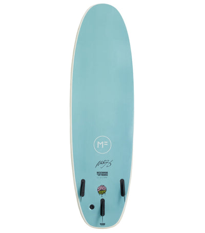 MICK FANNING Beastie Super Soft 6ft 6 softboard - White /Teal