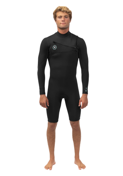 Vissla 7 Seas 2-2 Long Sleeve Spring Suit Mens - Black