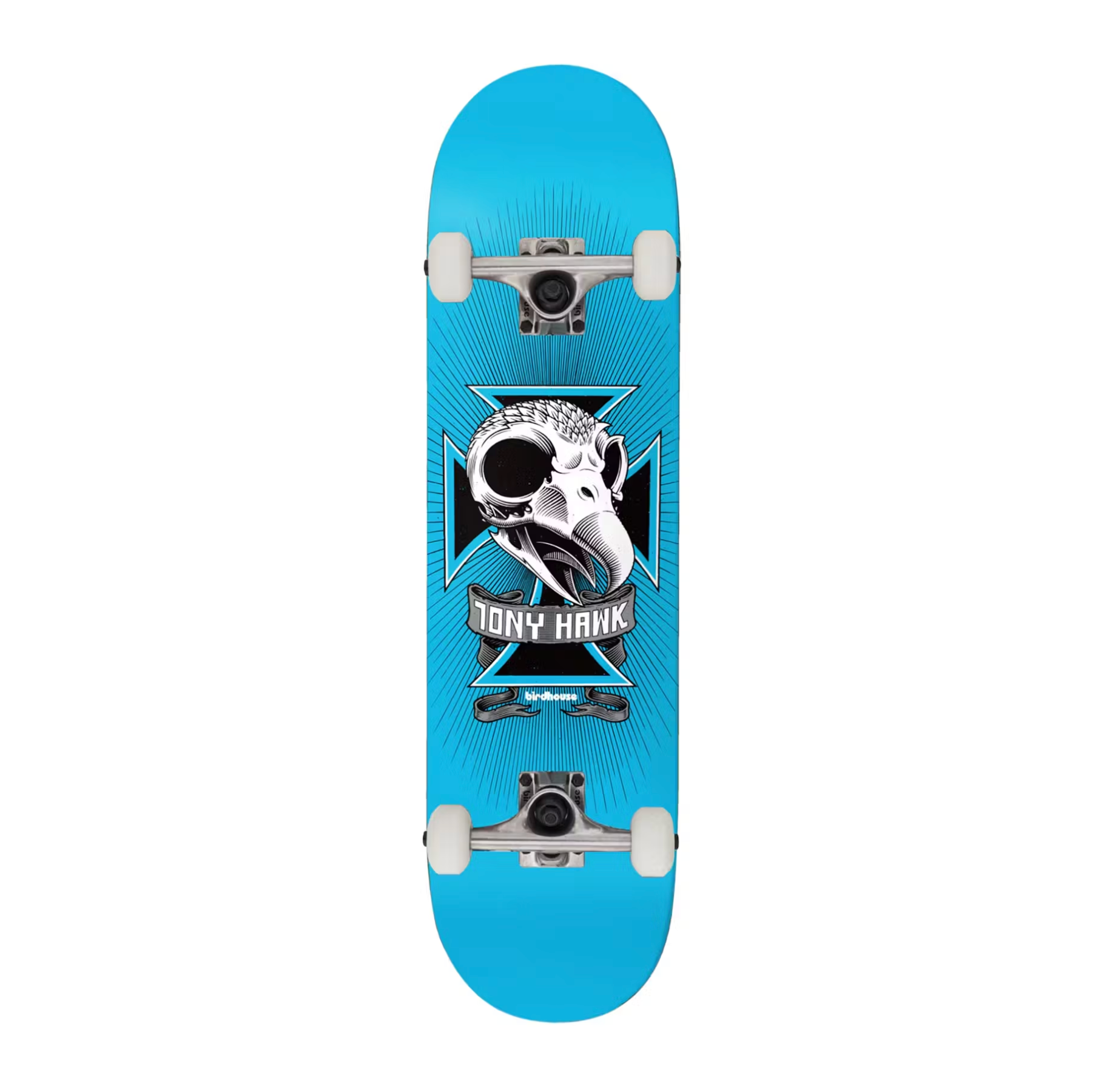 BIRDHOUSE Tony Hawk Skull L1 skateboard - Blue - 8.0