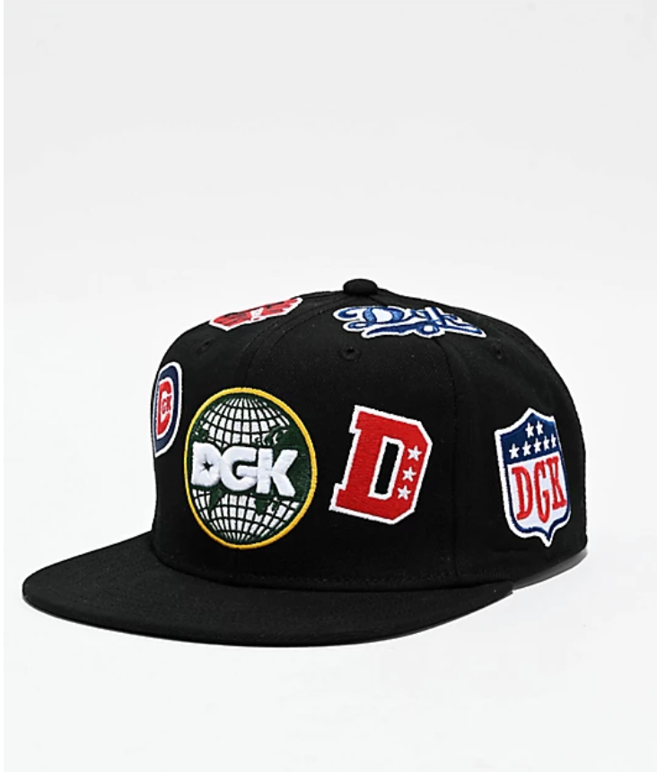 DGK League snapback cap - Black