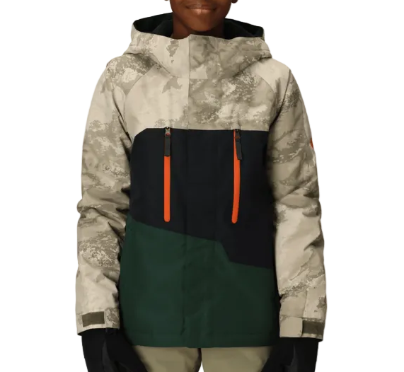 686 Geo Insulated Jacket - Boys Limestone Hemisphere