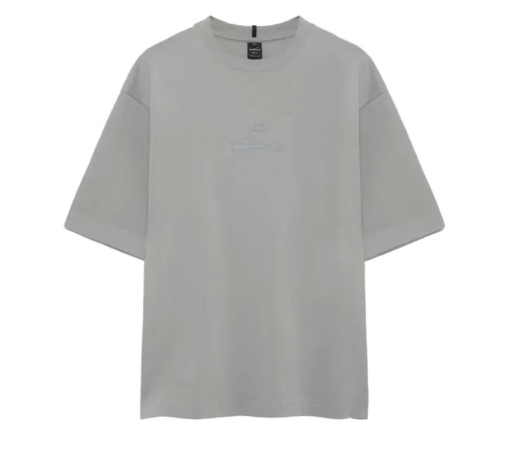 OAKLEY Mtn Ridge Embroidered Tee - Mens - Cement
