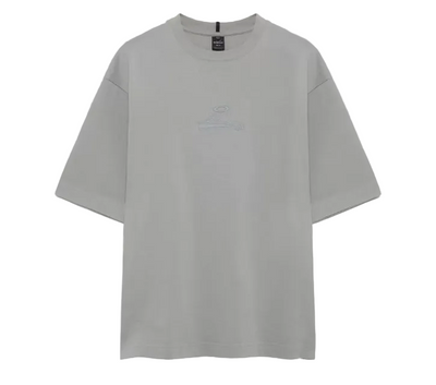 OAKLEY Mtn Ridge Embroidered Tee - Mens - Cement