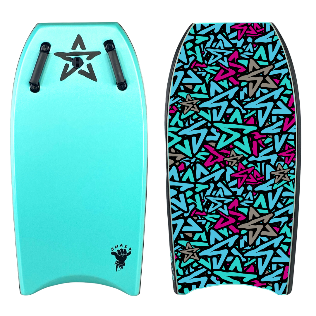 Stealth Shaka EPS 38 Bodyboard - Teal/Graphic