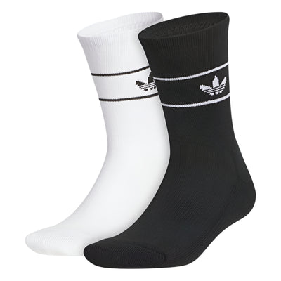 Adidas Skate Sock 2 pair - White / Black