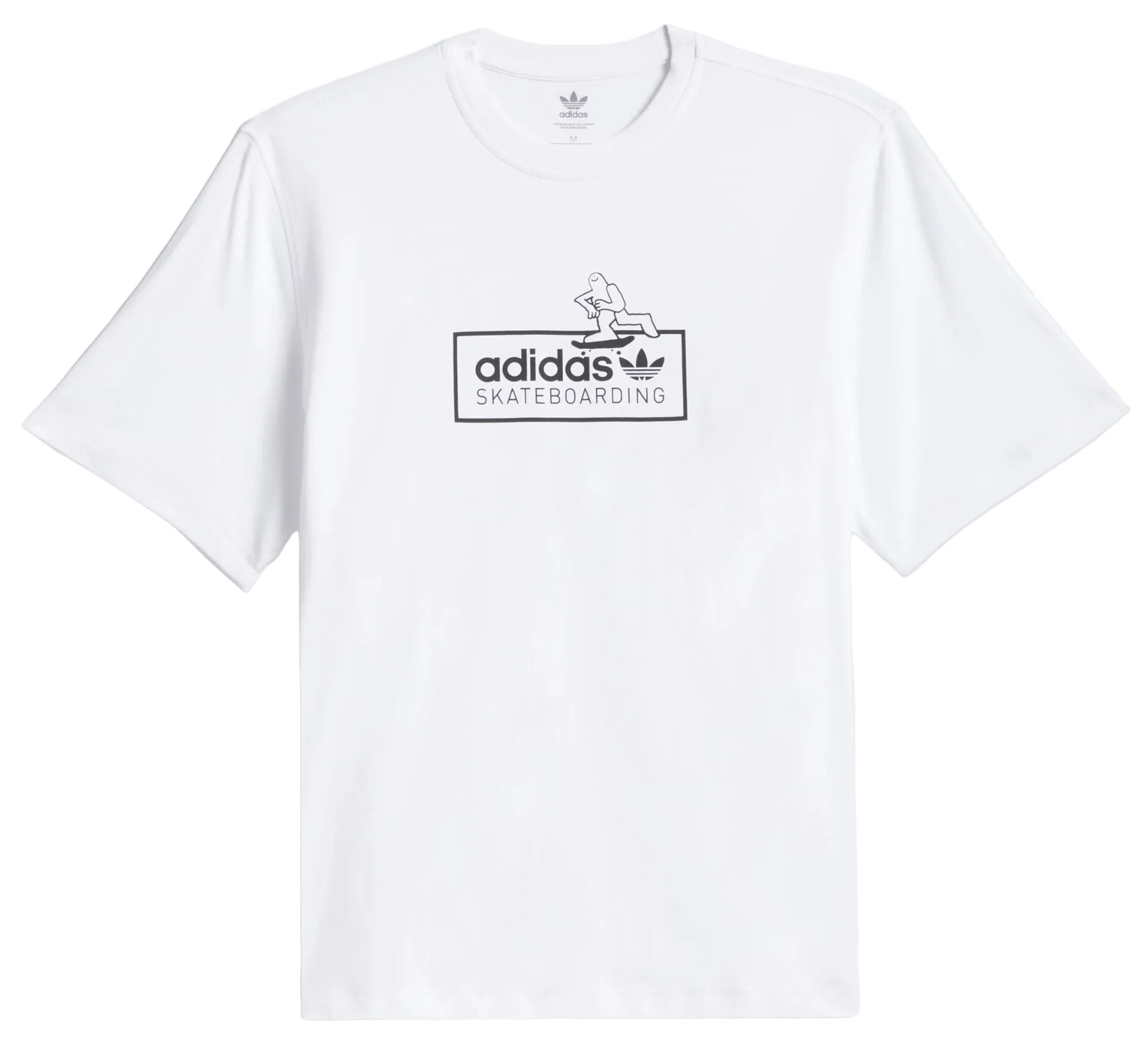 Adidas Skateboarding x Mark Gonzales Logo SS Tee - White/Black
