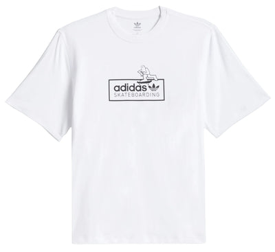 Adidas Skateboarding x Mark Gonzales Logo SS Tee - White/Black