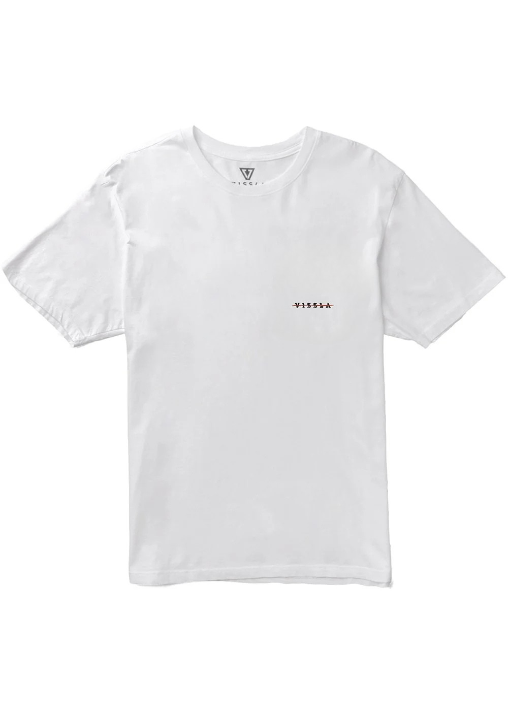 VISSLA Skull Island Organic Blend SS Tee  - White