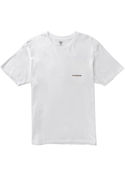 VISSLA Skull Island Organic Blend SS Tee  - White