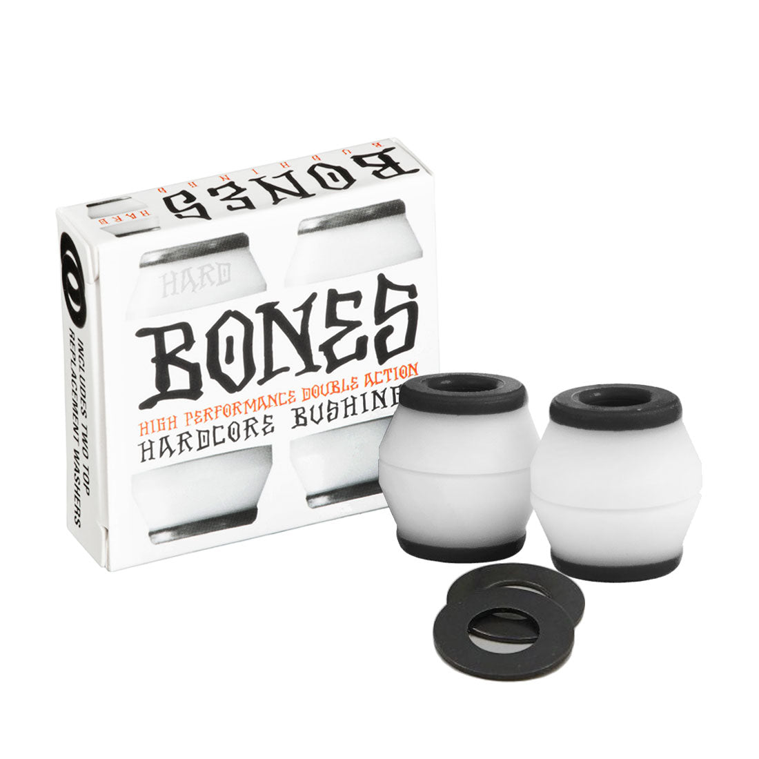 BONES Hardcore Bushings - White Hard