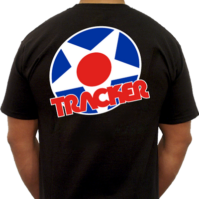 TRACKER Star logo tee - Black