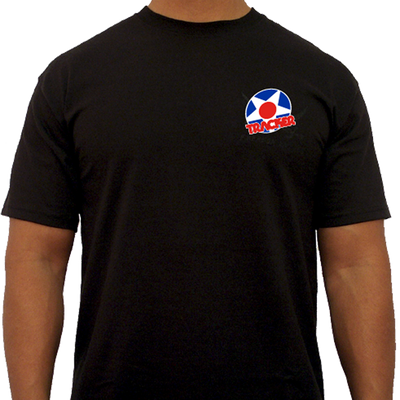 TRACKER Star logo tee - Black