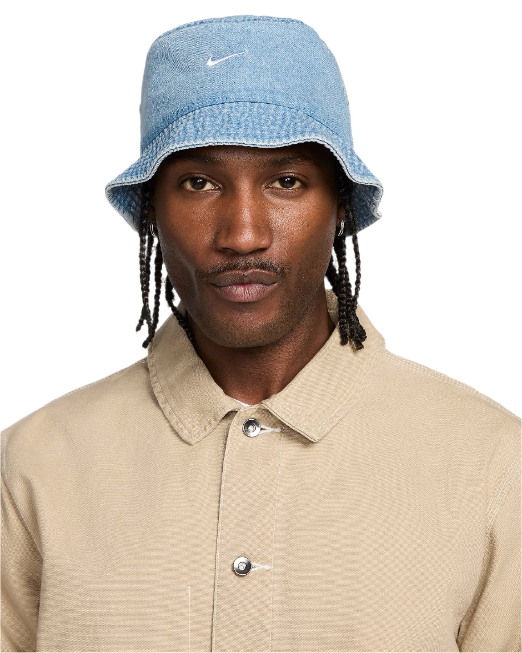 NIKE Apex Denim bucket hat - Aegean Storm/Thunder Blue/White