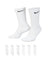 Nike Everyday Cushion Sock 6Pk - White