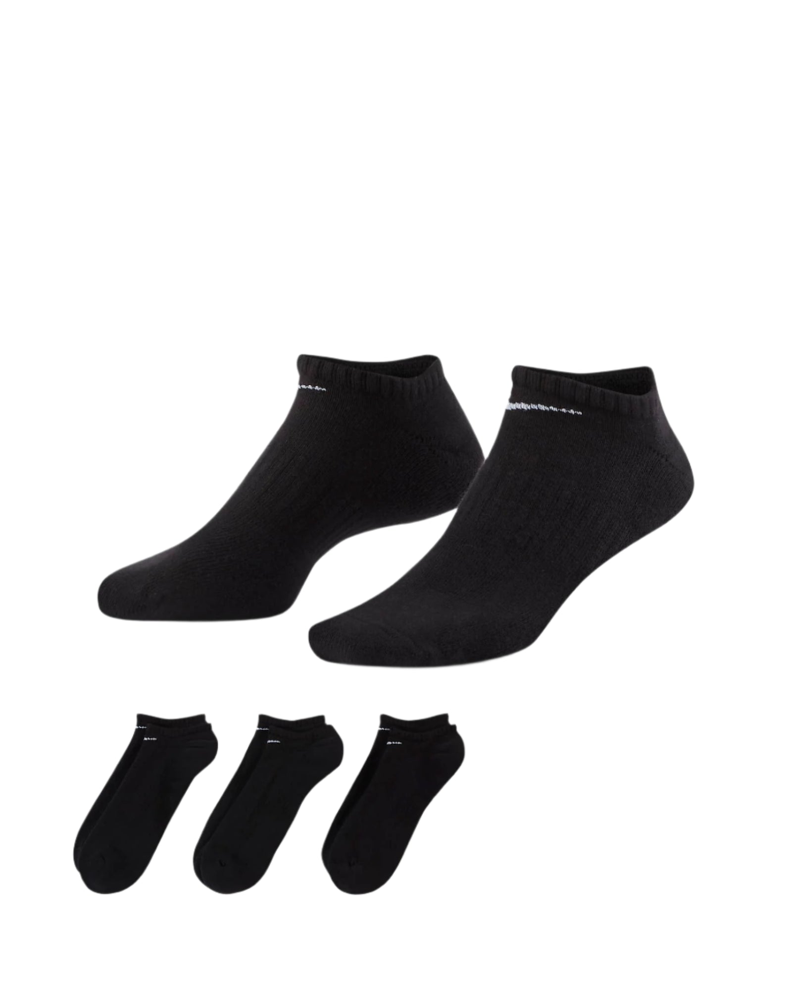 Nike Everyday Cushion No Show Socks - Black