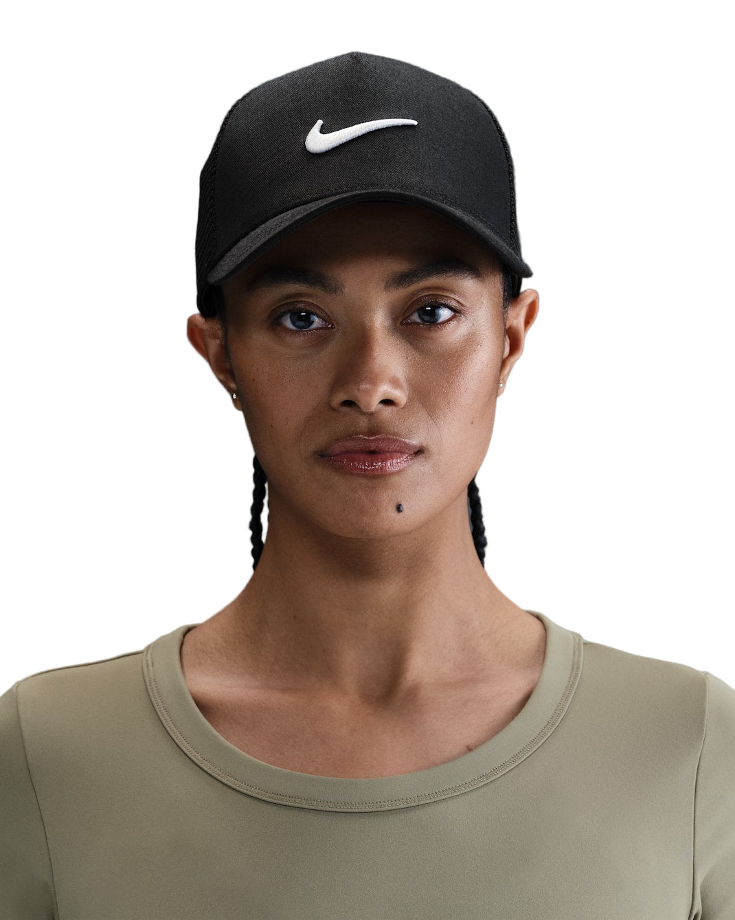 Nike Rise Structured Trucker Cap - Black/White