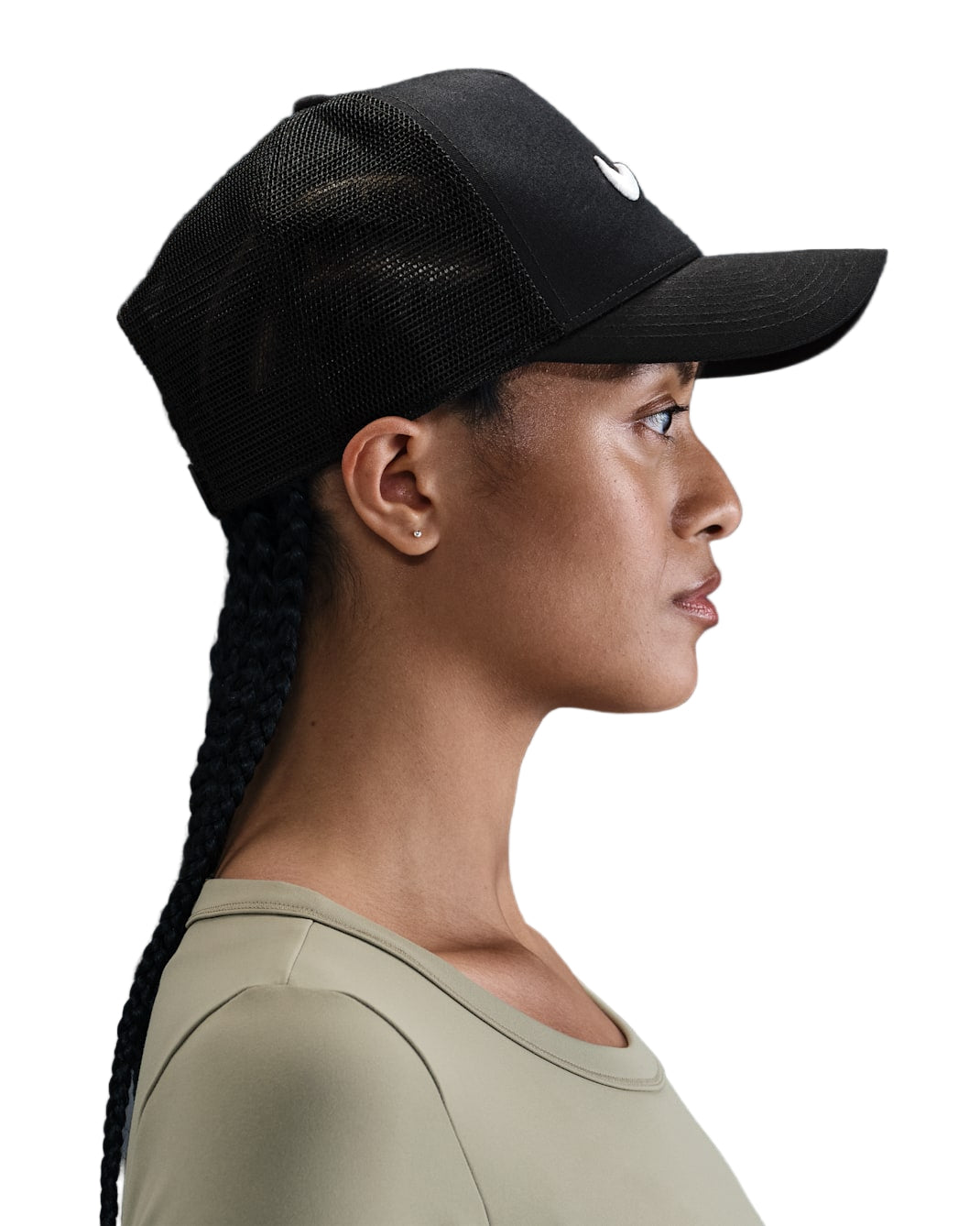 Nike Rise Structured Trucker Cap - Black/White