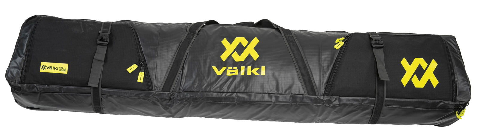 VOLKL Wheeled Double Ski Bag 185cm - Black
