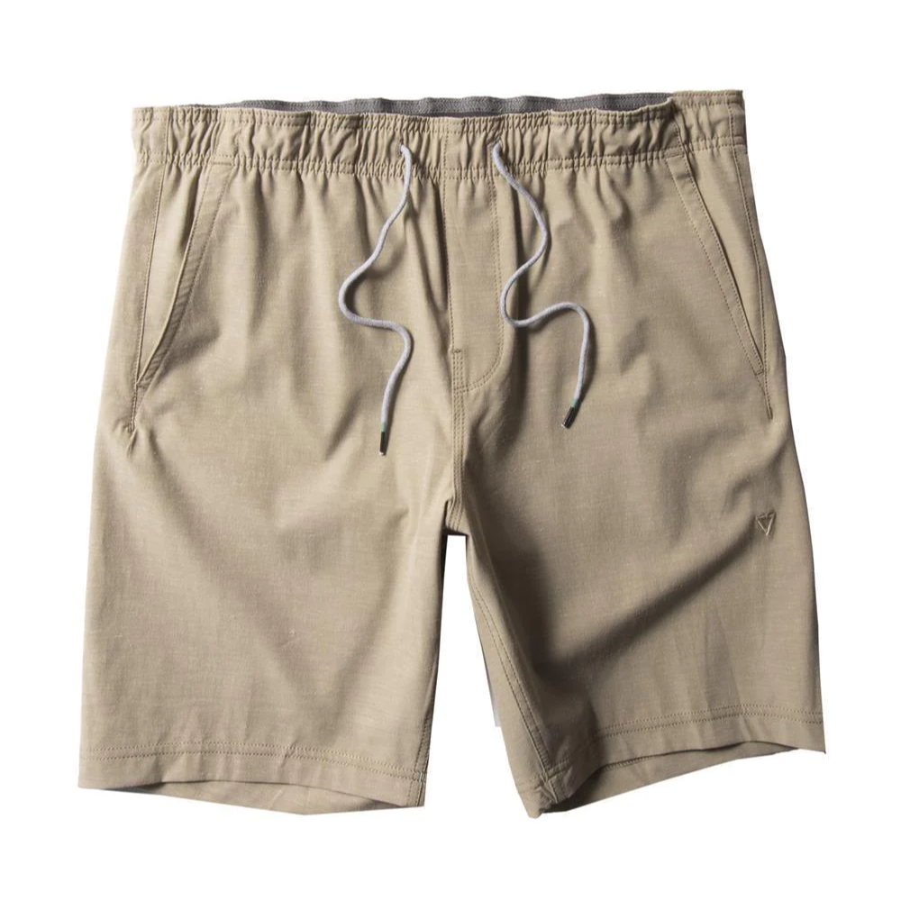 VISSLA Hemp No See Ums Eco elastic walkshorts 18 - Boys - Khaki